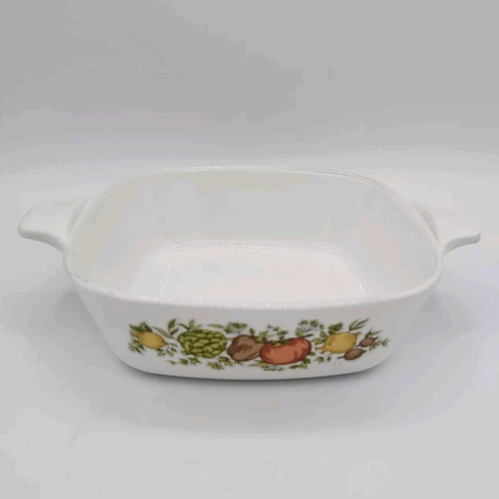 Corning Ware Spice Of Life‎ 1 3/4 Cup Small Casserole Dish Vintage Collectible